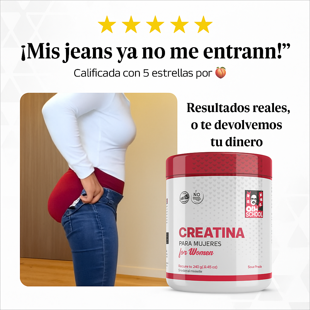 Creatina 3 en 1 Para Mujeres con Colágeno - Women School™